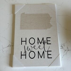 Home Sweet Home Pennsylvania Wall Art